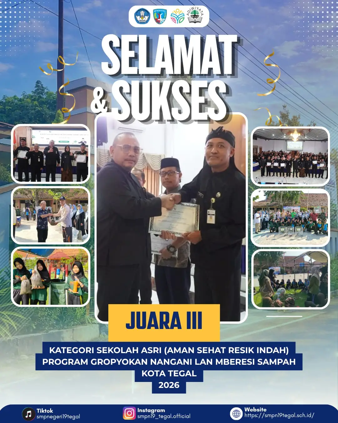 juara 3 sekolah asri